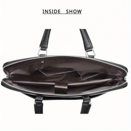 Men's Handbag Business Briefcase Computer Bag Large Capacity Conference Work Document Bag