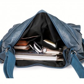 Women'S Convertible Crossbody/Backpack Bag with Adjustable Strap & Magnetic Closure - Convertible Handbag & Backpack, Golden-Tone Hardware, Versatile Fashion Accessory, Sleek Design, Sturdy Construction, Fashion Lovers